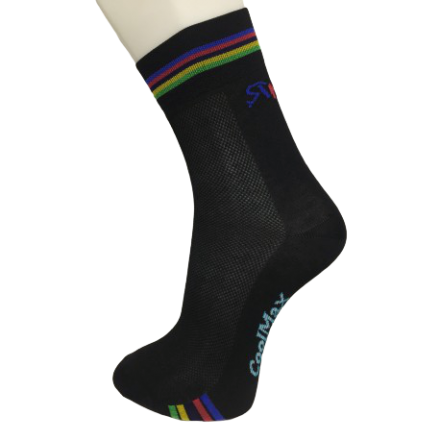 Calcetin Ciclismo Coolmax Rojo 