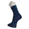 Calcetin azul marino bicis azul claro